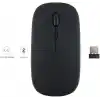 Şarj Edilebilir Tüm Cihazlara Uyumlu Sessiz Hızlı 2,4+5.0 Kablosuz Mouse (Siyah)