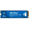 Western Digital Blue SN5000 NVMe SSD M.2 2280 2 TB (5.000 MB/snye kadar okuma 4.000 MB/snye kadar yazma) - WDS200T4B0E