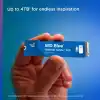 Western Digital Blue SN5000 NVMe SSD M.2 2280 2 TB (5.000 MB/snye kadar okuma 4.000 MB/snye kadar yazma) - WDS200T4B0E