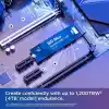Western Digital Blue SN5000 NVMe SSD M.2 2280 2 TB (5.000 MB/snye kadar okuma 4.000 MB/snye kadar yazma) - WDS200T4B0E