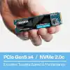 KIOXIA EXCERIA PLUS G4 1TB NVMe SSD – M.2 2280, PCIe Gen5 x4, 10000MB/s Okuma, 7900MB/s Yazma
