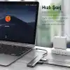 Minesk Macbook ile Uyumlu USB-C Hub Çoklayıcı HDMI/SD Card/Micro SD/USB 2.0/USB 3.0/USB-C/PD 100watt / bağlantı Port USB Çoklayıcı Adaptör (7-in -1 Multi Hub HDMI)