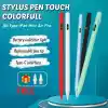 Coverzone Universal Dokunmatik Stylus Kalem LED Göstergeli Manyetik Gövdeli Type-C Şarjlı Hassas Uçlu Çizim ve Not Alma Kalemi Tüm Touchscreen Cihazlarla iPad ile Uyumlu | ZR61 (Açık Pembe)