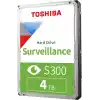 Toshiba S300 4TB 3.5” Dahili HDD – 256MB Cache, 6Gb/s, 5400RPM, Güvenlik ve Gözetim, HDWT840UZSVA