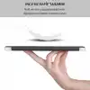 Klasse Apple iPad Air 5 / Air 4 10.9 inç Uyumlu Smart Kılıf, Apple Pencil Kalemlikli, Trifold, Esnek, Mat, Darbeye Tam Dayanıklı Tablet Kılıfı (Siyah)