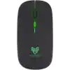 BLUEFORCE 2, 4Ghz Bluetooth Wireless Kablosuz Sessiz Mouse Siyah Işıklı