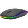 BLUEFORCE 2, 4Ghz Bluetooth Wireless Kablosuz Sessiz Mouse Siyah Işıklı