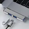 Lunatic 1360 USB 3.0 Hub 3 Portlu Çoklayıcı Çoğaltıcı Dönüştürücü Çevirici Adaptör 3 Port Tek bir portu USB 3.0 ve 2 adet USB 2.0 bağlantı noktasına dönüştür Filmleri, fotoğrafları dosyaları aktarın