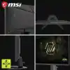 MSI 24.5 MAG 255F X24, Gaming Monitör, FHD, 16:9, Flat, Rapid IPS, 240Hz, 0.5ms (GtG Min.), Adaptive-Sync