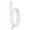 Type C-C, 2Metre, 100WATT PD Hızlı Şarj Kablosu, REMORAX Wahoo (1Ad x 2Metre Beyaz)