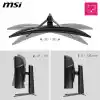 MSI 34 MPG 346CQRF X24, Gaming Monitör, UWQHD, 21:9 Curve 1500R, Rapid VA, 240Hz, 0.5ms (Min.), Adaptive-Sync