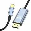 Coverzone Type-C to DP Kablo, 8K 60Hz 200cm Yüksek Hızlı, Tip C to Displayport Kablo 2 Metre Uzunluğu USB C Displayport 200cm ZR858