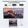 Coverzone Type-C to DP Kablo, 8K 60Hz 200cm Yüksek Hızlı, Tip C to Displayport Kablo 2 Metre Uzunluğu USB C Displayport 200cm ZR858