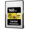 Lexar 160GB Profesyonel CFexpress Tip A Altın Serisi Hafıza Kartı, 900MB/sye Kadar Okuma, Sinema Kalitesi 8K Video, Dereceli VPG 400 (LCAGOLD160G-RNENG)