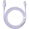 Baseus Pudding Hızlı Şarj Özellikli Type-C Kablo 100W, 1.2 Metre, Mor