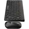 Gravion KM-BT37 Kablosuz Klavye Mouse Seti, Bluetooth + USB Dongle 2.4G, 78 Tuş Kompakt, Türkçe Q, PC TV Laptop Tablet Telefon Uyumlu, Siyah