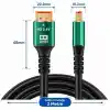 HDMI 2.1 8K Ultra HD Kablo 48Gbps 4K 120Hz Altın Uçlu 2 Metre