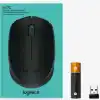 Logitech B170 Optik USB Alıcılı Kablosuz Mouse, Sağ ve Sol Elle Kullanıma Uygun, 12 Ay Pil Ömrü, Siyah