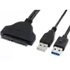 Alfais 5142 Usb 3.0 2.5 3.5 İnç Sata Ssd Hdd Harddisk Çevirici Dönüştürücü Adaptör Kablosu