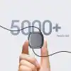 PDAteknoloji Retractable (Makaralı) Type-C To Type-C Hızlı Şarj ve Data Kablosu Siyah YK-K181