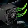 Scythe Mugen 6 Dual Fan Black Edition CPU Hava Soğutucu, Intel LGA1700, LGA1151, AMD AM5, AM4 Desteği, 120mm, Tek Kule, Alüminyum Üst Kapak (Mugen 6 Dual Fan Black Edition)