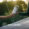 STANLEY IceFlow Flip Straw Tumbler Pipetli Termos Su Şişesi 0.89 Litre - Frost | Paslanmaz Çelik