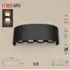 Dış Mekan LED Aplik 15 Watt GÜNIŞIĞI Cata Kapri 4lü Aplik CT-8013G