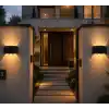 Dış Mekan LED Aplik 15 Watt GÜNIŞIĞI Cata Kapri 4lü Aplik CT-8013G