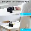 AEE® Magsafe Uyumlu Manyetik Cüzdan Kartlık Standlı – iPhone 17/16/15/14/13/12 Uyumlu 2’si 1 Arada Deri Manyetik Telefon Cüzdanı, Güçlü Mıknatıs, Katlanabilir Standlı Premium Tasarım
