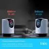 Tapo C225, 2K QHD Wi-Fi Güvenlik Kamerası, Yapay Zeka Desteği, Hareket Tespit ve Takibi, 360°, Renkli Gece Görüşü, Çift Yönlü Sesli İletişim, Bulut/Yerel Depolama, Bebek Ağlaması Tespiti