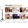 SMAYLİNG LED Video Işık Seti - Ayarlanabilir Tripod, USB Kontrollü Sıcak/Soğuk Işık, 3 Mod & 10 Parlaklık Seviyesi, YouTube Çekimi, Canlı Yayın, Fotoğrafçılık ve Makyaj Işığı