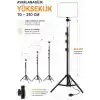 SMAYLİNG LED Video Işık Seti - Ayarlanabilir Tripod, USB Kontrollü Sıcak/Soğuk Işık, 3 Mod & 10 Parlaklık Seviyesi, YouTube Çekimi, Canlı Yayın, Fotoğrafçılık ve Makyaj Işığı