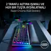 Razer BlackWidow V4 (Yeşil Anahtar) - Chroma RGB mekanik oyun klavyesi - Razer Snap Tap (tıklamalı mekanik anahtarlar, 6 özel makro tuşu, avuç içi dayanağı) TR düzeni | Siyah