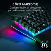 Razer BlackWidow V4 (Yeşil Anahtar) - Chroma RGB mekanik oyun klavyesi - Razer Snap Tap (tıklamalı mekanik anahtarlar, 6 özel makro tuşu, avuç içi dayanağı) TR düzeni | Siyah