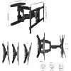 North Bayou NB P6 LCD LED 40–80 inch Uyumlu Ultra Ince Hareketli TUV Sertifikalı Tv Askı Aparatı