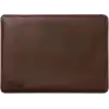 Minimalist 13 İnç Laptop Kılıfı, Vegan Deri, Su İtici Özellikli, Bilgisayar Notebook Laptop Çantası (Acı Kahve, 13 İnç)