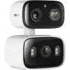 Tapo C246D | 2K 3MP Çift Lensli Akıllı Güvenlik Kamerası | Pan/Tilt | İç ve Dış Mekan | IP65 | AI Hareket, Kişi ve Evcil Hayvan Algılama | Renkli Gece Görüşü | Çift Yönlü Ses