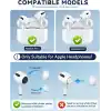 AirPods Pro & AirPods Pro 2. Nesil için 3 Çift Yedek Kulak Uçları, Gürültü Azaltma Delikli Silikon Kulak Ucu Ağrısı Yok, Kaymaz Yumuşak Kulak Uçları Airpods Pro/Pro 2 ile Uyumlu (Boyutlar