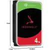 Seagate Uyumlu IronWolf ST4000VN006 - Festplatte - 4 TB - SATA 6Gb/s