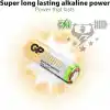 GP Batteries GP23A Süper Alkalin 23A/MN21/V23GA Boy Pil, 12 Volt, 5li Kart, Bakır/Beyaz/Yeşil