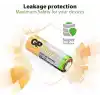 GP Batteries GP23A Süper Alkalin 23A/MN21/V23GA Boy Pil, 12 Volt, 5li Kart, Bakır/Beyaz/Yeşil