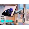 NB Ergonomic NB F7-Gaming, 32-60inch RGB aydınlatma Profesyonel Oyuncu Monitör Standı
