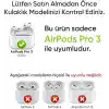 Minesk Airpods Pro 3 ile Uyumlu Fabric Serisi Özel Kilitli Tasarım ve Kumaş Yüzeyli Kılıf Darbelere Karşı Koruyucu Kapak (Gri, Airpods Pro 3 (2025))