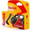 Kodak Fun Saver 27 + 12 3920949 tek kullanımlık kamera (3 m flaş aralığı, 135 film formatı, 800 film hassasiyeti (ISO), 39 adet resim) sarı/gri/kırmızı