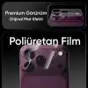 Minesk iPhone 18 Pro Max için Kolay Kurulum Kamera Adası Lens Etrafı Koruyucu TPU Film – Tam Kaplayan Koruma 2’li Paket (18 Pro Max)