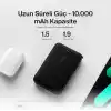 Belkin BoostCharge Power Bank, Entegre Kablolu Taşınabilir Şarj Cihazı 10K PD 20W - USB-C Güç Dağıtımı, iPhone Power Bank iPhone 17 Serisi, iPad Pro, Galaxy S25 ve Daha Fazlası için Hızlı Şarj