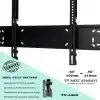 TvtechPlus Televizyon Duvar Askı Aparatı, 40-85 inç (102-216cm) VESA 400x400-600x400-600x500-700x500 max 50kg/110LBS-Kilitli Sistem-Sarsılmaz-Depreme karşı-Çocuk kilitli - Kavisli/Curved