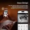 Xenon Smart Bebek Kamerası Ekranlı 3MP 5 Monitörlü WiFi Mobil Takip 345° PTZ Gece Görüş Sıcaklık Nem Sensörlü Beyaz X7202