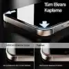 URUCHI iPhone 15/16 İle Uyumlu PREMIUM Gizlilik (Privacy) Ekran Koruyucu 45° Hayalet Görünüm, Kolay Kurulum Hizalama Aparatlı, Darbelere Karşı Ekstra Güçlü ve Toz Bırakmayan Temperli Cam