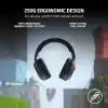 Razer Barracuda X - Kablosuz Çoklu Platform Oyun ve Mobil Kulaklık (SmartSwitch Çift Kablosuz, Ergonomik Tasarım, TriForce 40mm, Kardioid Mikrofon, Kulaklık Üstü Kontroller, 50 saat Pil USB-C) Siyah